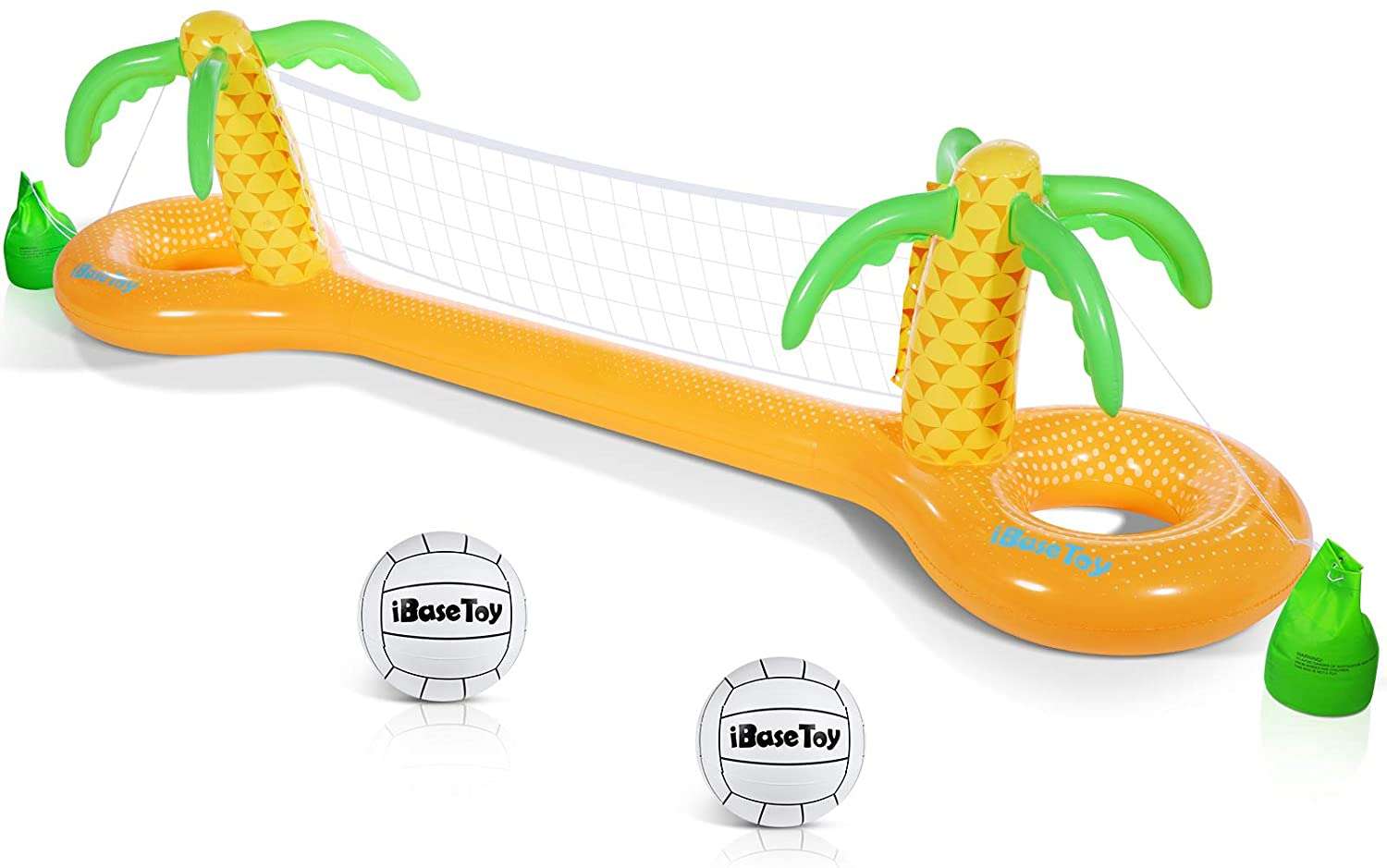 iBaseToy Inflatable Pool Volleyball Set